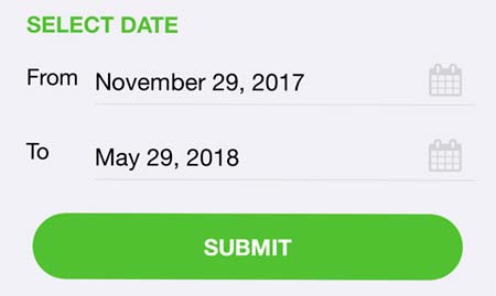 App history date
